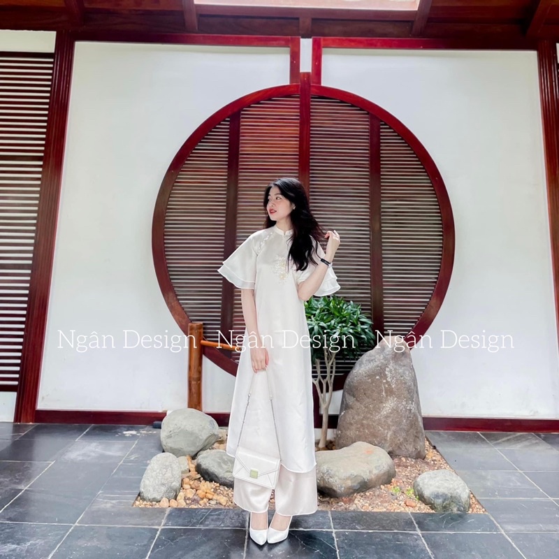 Áo dài cách tân đẹp dịu dàng sang chảnh tựa nàng thơ