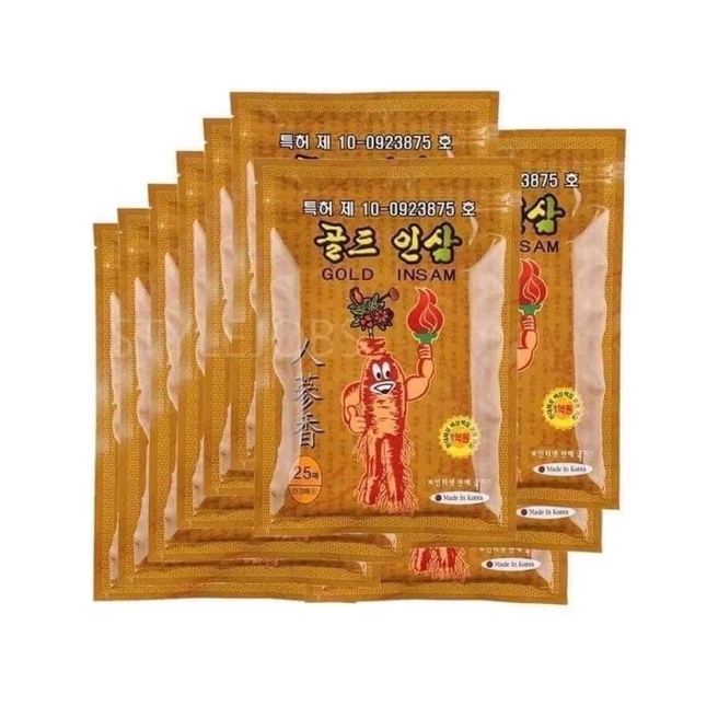 Cao dán sâm Hàn Quốc GOLD RED GINSENG