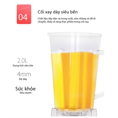 Máy Xay Sinh Tố Đa Năng , Máy Xay Sinh Tố Giúp Việc Pha Chế Rau Củ Quả, Sinh Tố, Sữa Dễ Dàng