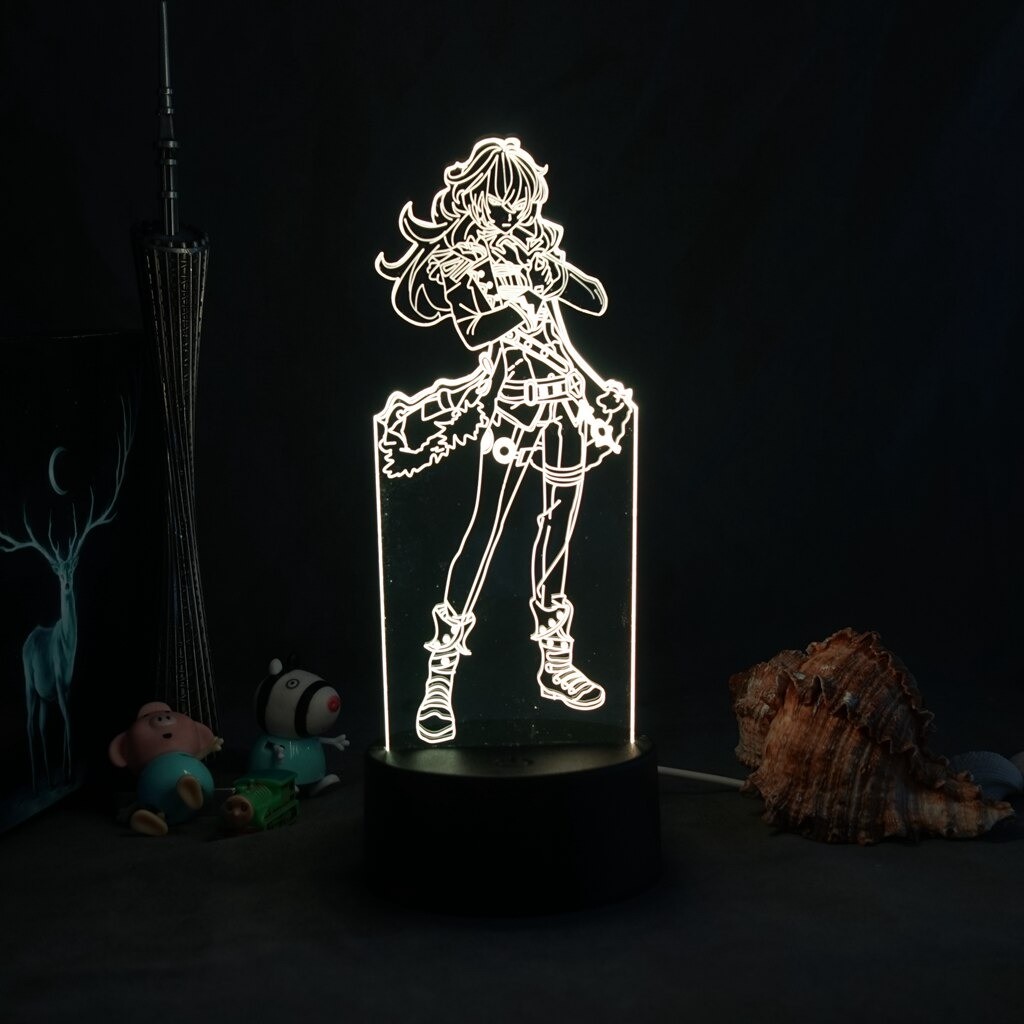 Đèn Led 3D USB Genshin Impact- Diluc