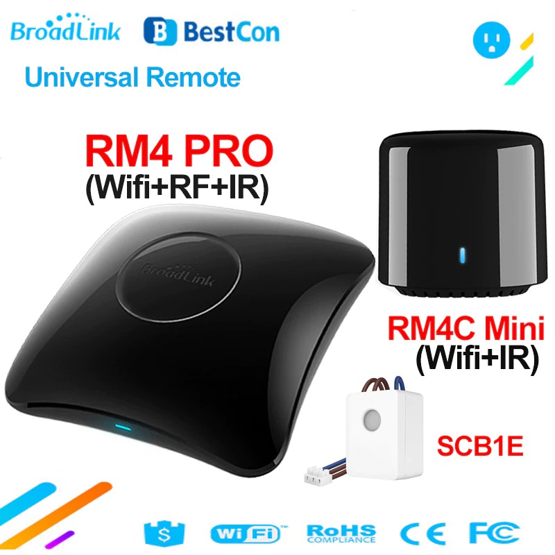 Bộ Điều Khiển Hồng Ngoại Broadlink Rm4 Pro, Trung Tâm Điều Khiển Nhà Thông Minh Broadlink Hồng Ngoại Và RF