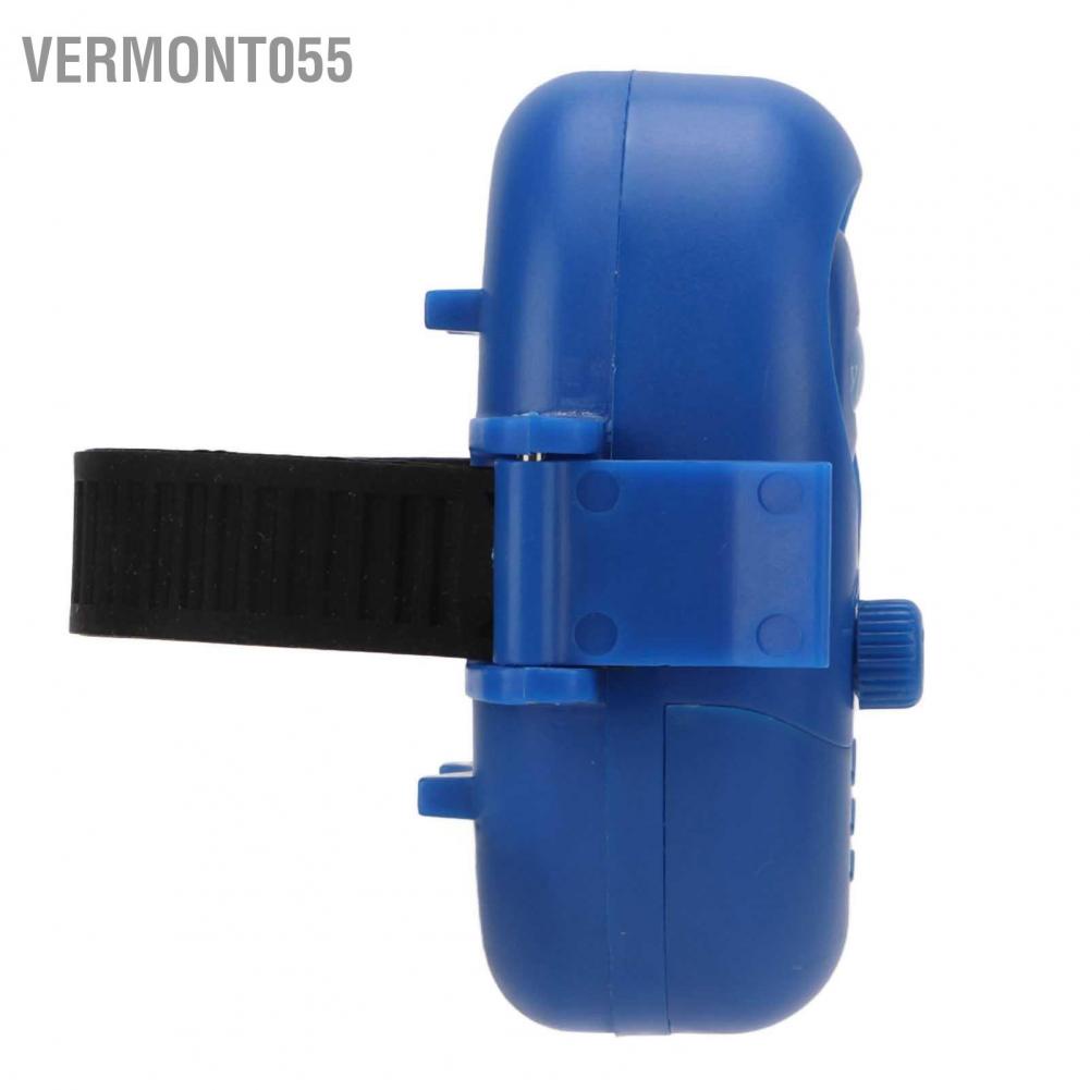 Vermont055 Vermont055 Cảnh báo Cắn cá Màu xanh da trời ABS Điện tử Chống mài mòn Cá LED Chỉ Âm thanh Dụng cụ Câu Phụ kiện