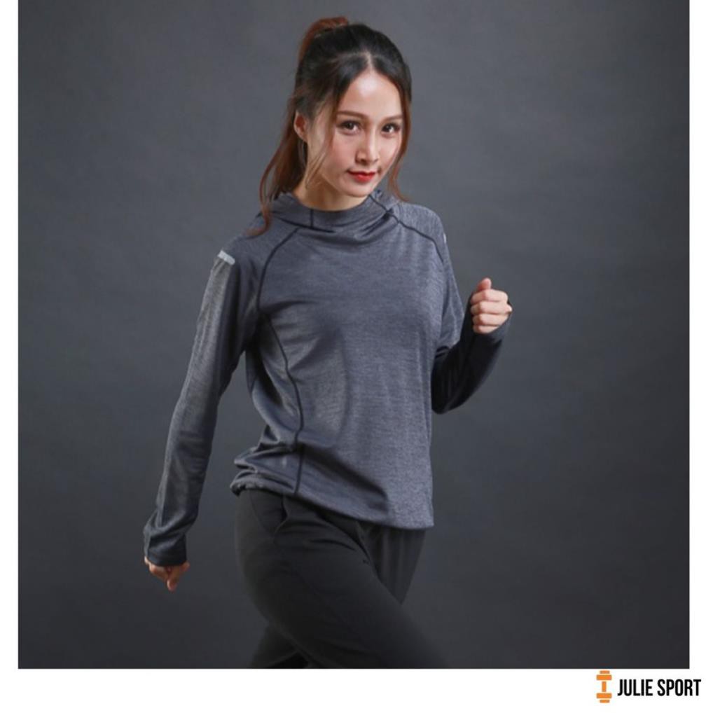 (Hà Nội) Áo Croptop dài tay thể thao nữ HE6803 (Đồ tập gym,yoga) II VIỆT NAM Sexy