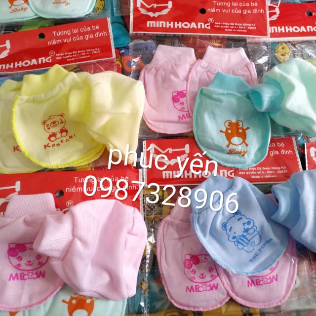 SÉT BAO TAY BAO CHÂN CHO BÉ SƠ SINH MADE IN VIỆT NAM_MÁC MINH HOÀNG(SP000131)