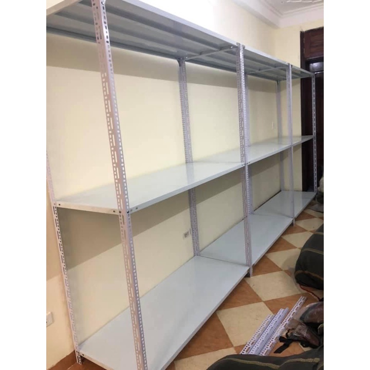 Kệ Sắt V Lỗ Để Đồ Đa Năng 3 Tầng Dài 1m X Rộng 0,4m X Cao 1m -