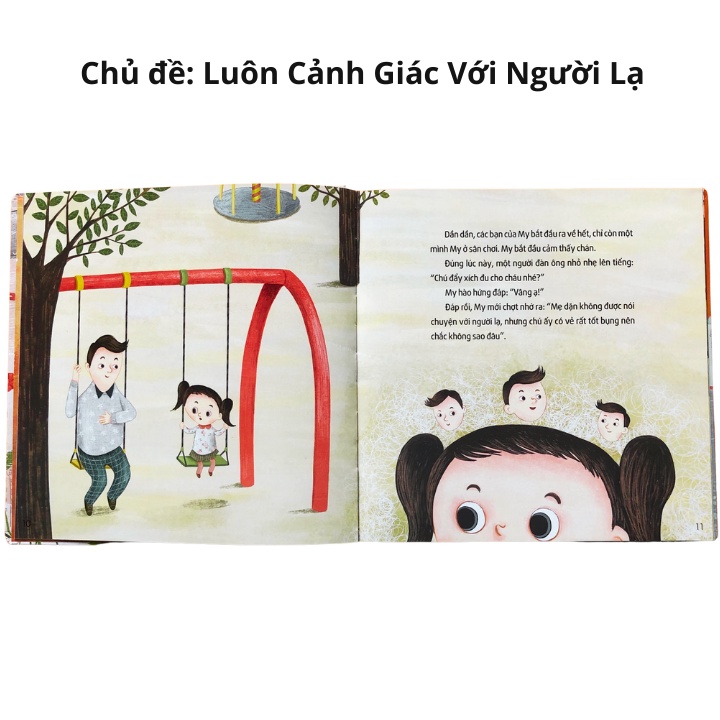 Sách Giáo Dục Giới Tính Dành Cho Trẻ Từ 3 Tuổi - Cảnh Giác Người Lạ - Tân Việt