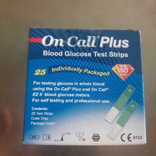 Que thử đường huyết OnCall Plus (25 que)