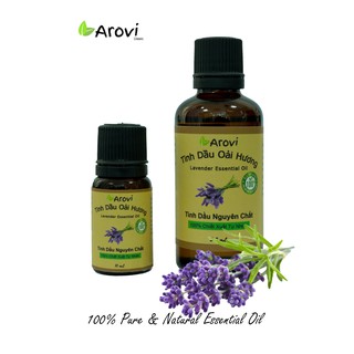 Tinh Dầu Oải Hương Arovi Nguyên Chất 10mL - 100% Thiên Nhiên - Cam kết chất lượng