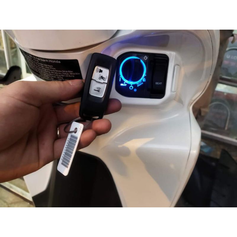 Khoá Smartkey Honda chính hãng bản sh2022 núm có led độ cho dòng tay ga