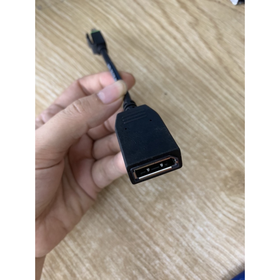 Cáp Chuyển Mini Displayport ( Thunderbolt ) Sang Displayport ( âm ) - Zin bóc màn hình