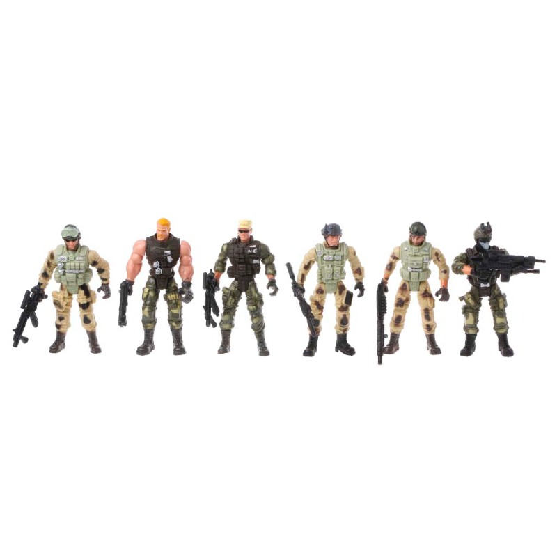 Set 6 Mô Hình Lính Quân Đội Đồ Chơi Cho Bé