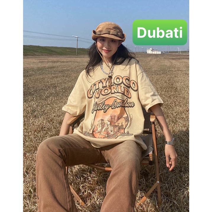 ÁO THUN NỮ NAM CITYLOCO PHOM FORM RỘNG TAY LỠ PHONG CÁCH HOT TREND 2023 - DUBATI FASHION