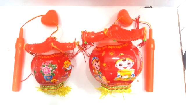 Đèn lồng trung thu trẻ em phát nhạc, đèn (kèm 2 pin 2A)