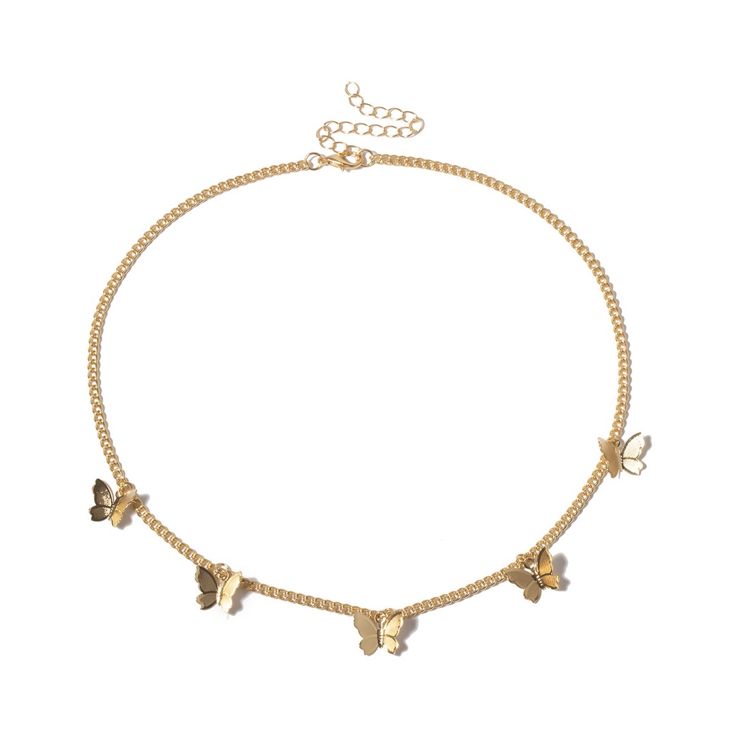 Vòng Cổ Choker Hình Bướm Dễ Thương Cho Nữ