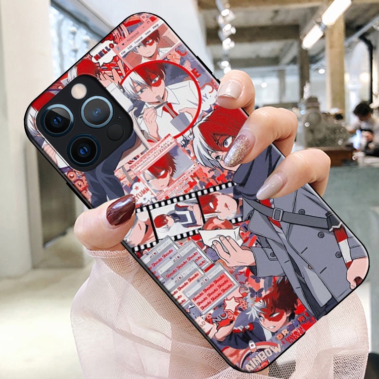 Ốp Điện Thoại Mềm Họa Tiết Shoto Todoroki My Hero Academia Cho iPhone 7 8 7+ 8+ 6+ 6S+ XR XS Max 5 5s VX137