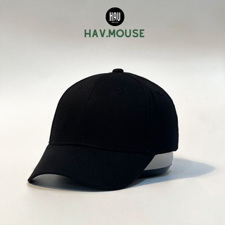 Mũ nón lưỡi trai hàng hiệu bản đen trơn, nón kết thời trang đen phong cách tối giản siêu đẹp Full Box bảo vệ mũ