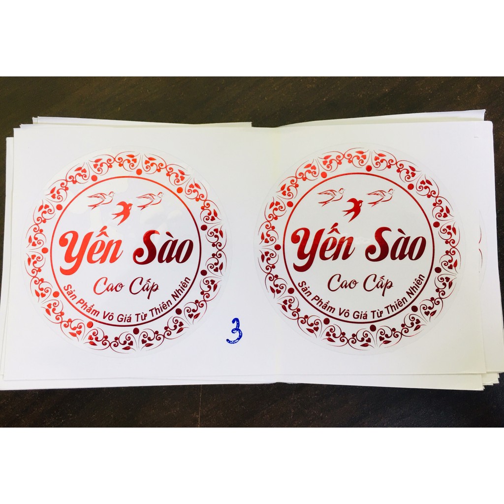 COMBO 10 TỜ TEM YẾN SÀO CAO CẤP