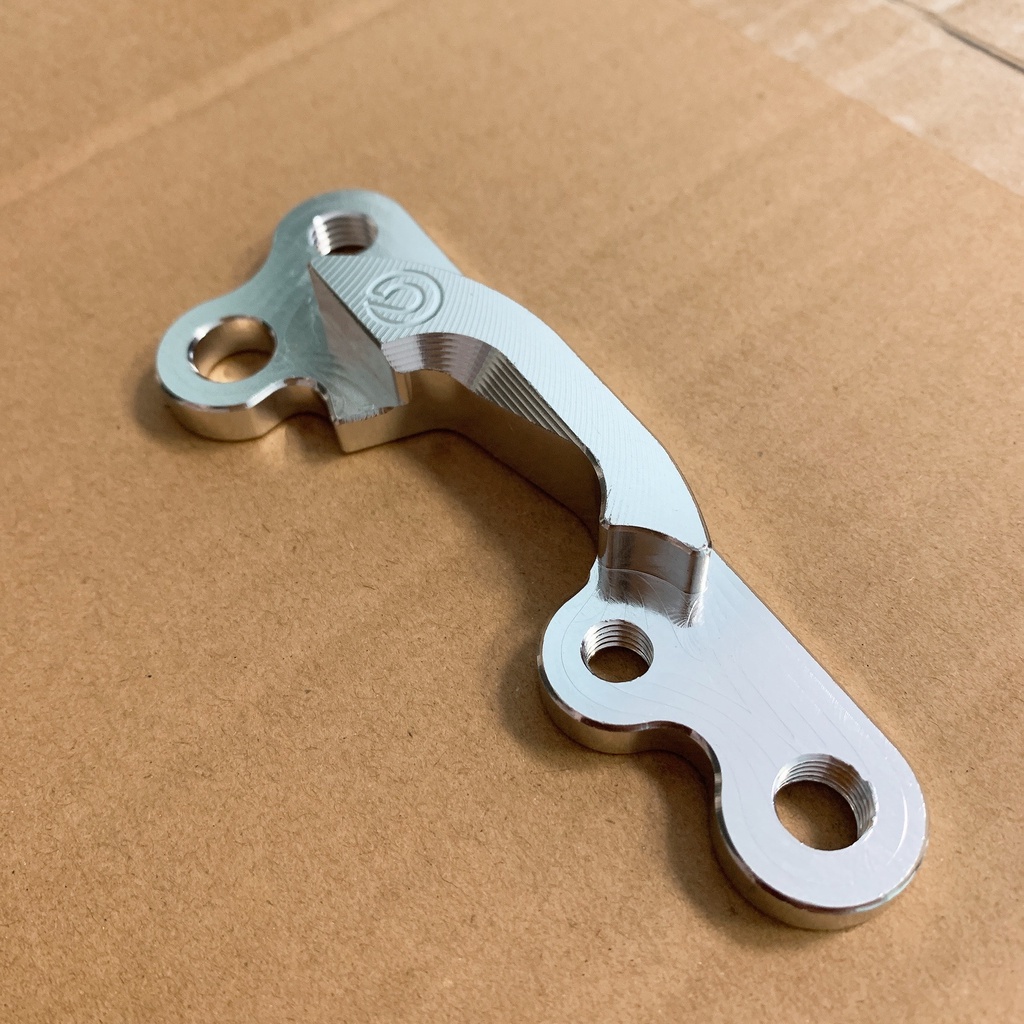 Pát CNC - Pát Trước gắn Exciter 135 Ex135 gắn heo dầu Nissin Thái đi đĩa size Zin của xe size 220mm - CNC sắc xảo, tỷ mỉ