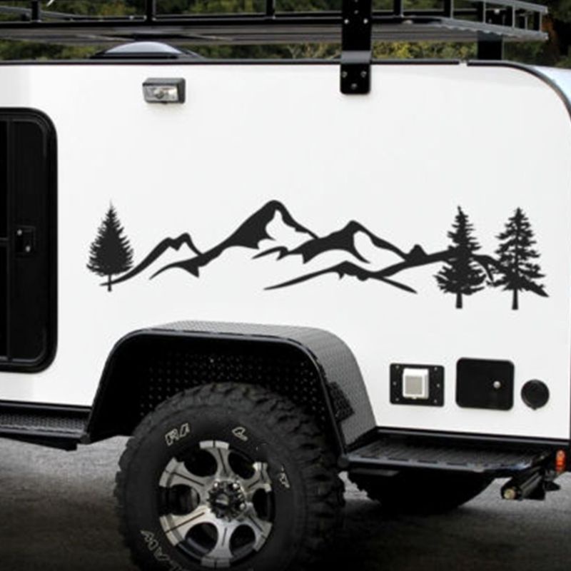 Miếng Dán Phản Quang Trang Trí Xe Hơi SUV RV for Camper Off road