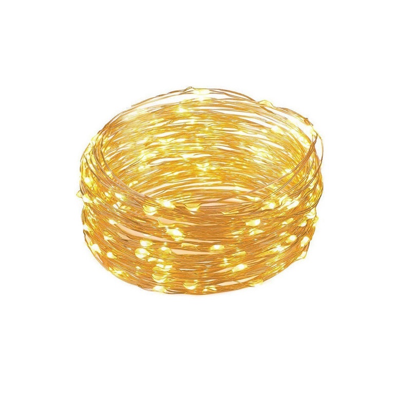 Dây đèn led trang trí 5 mét dùng pin, đèn đom đóm cắm trại Teddy Bear store