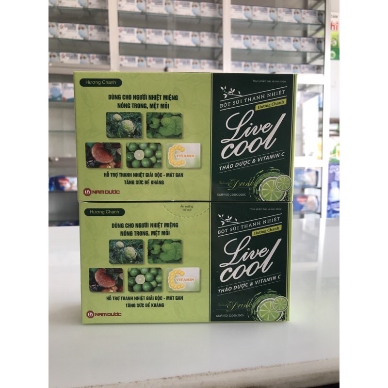 Bột sủi thanh nhiệt Livecool H/10gói mát gan,tăng sức đề kháng