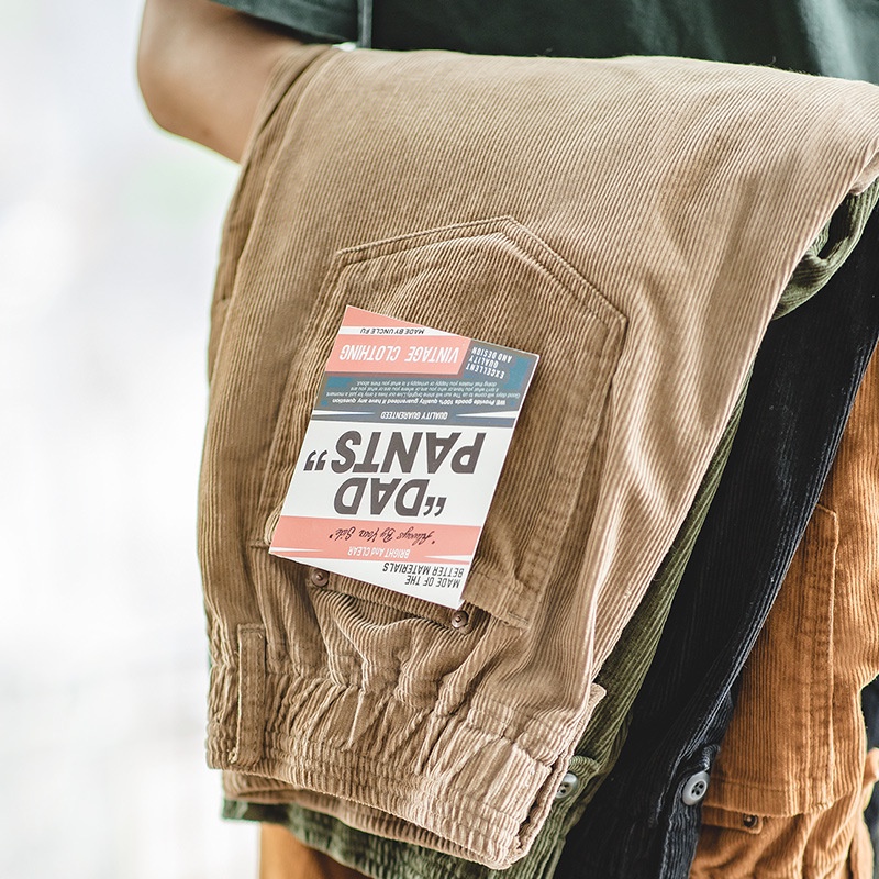 Quần Dài Ống Rộng Họa Tiết Kẻ Sọc Phong Cách Cổ Điển Thanh Lịch Dành Cho Nam