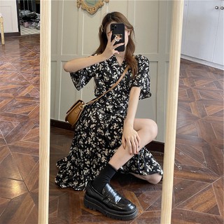 [SALE KHỦNG] Váy hoa nhí chất liệu voan cát dịu dàng thanh lịch mà cũng cá tính ngút ngàn