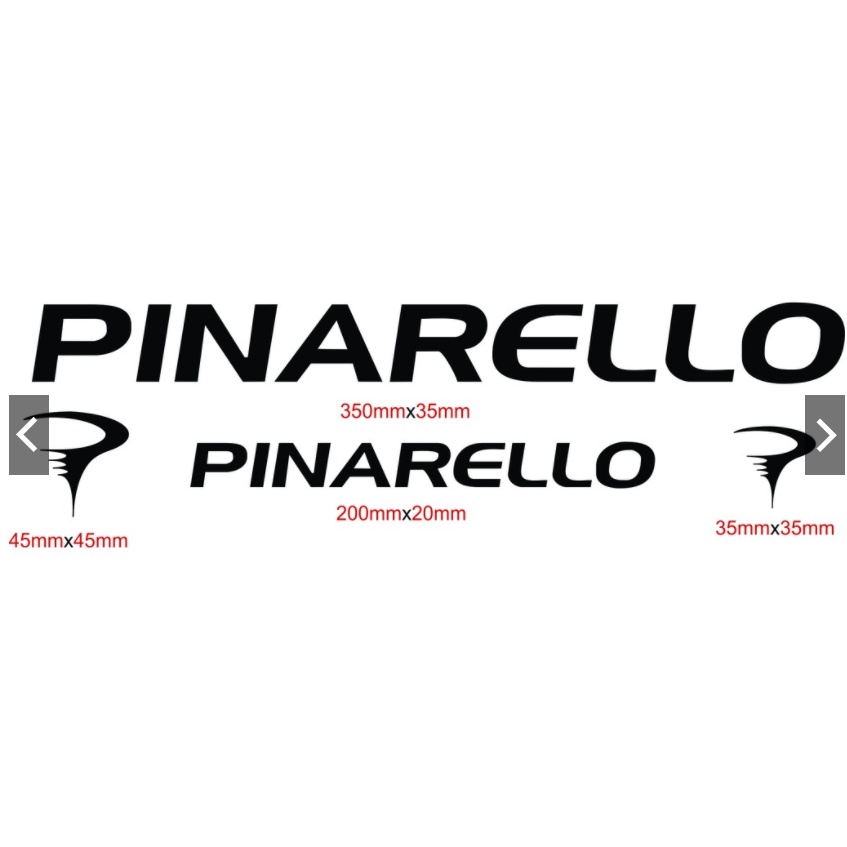 Miếng dán cắt ra dành cho trang trí xe đạp leo núi Pinarello xe hơi