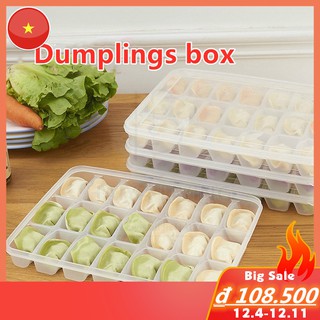 Frozen dumpling storage box Dumplings wonton household tray Refrigerator fresh food storage box