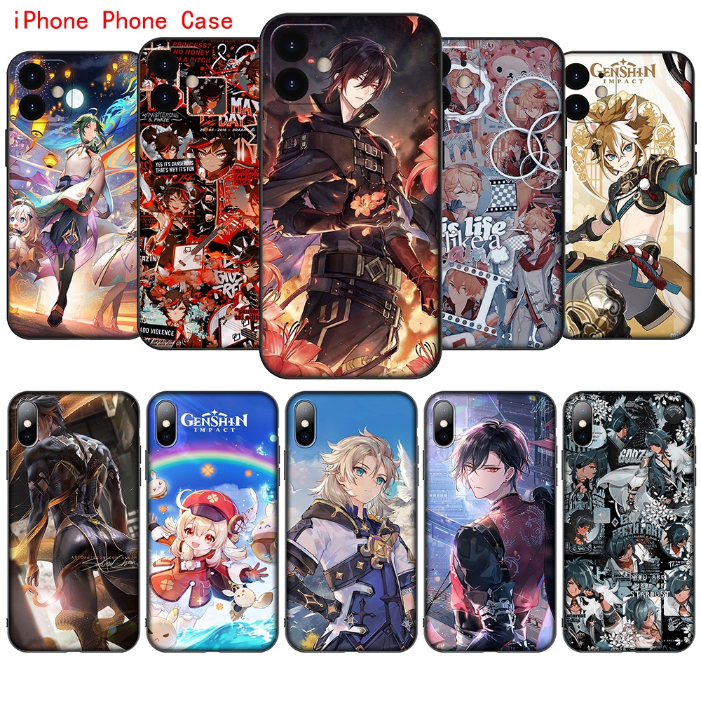 Ốp Lưng NR29 Game Genshin Cho iPhone 8 8+ 7 7+ 6S 6 6+ Plus 5 5S