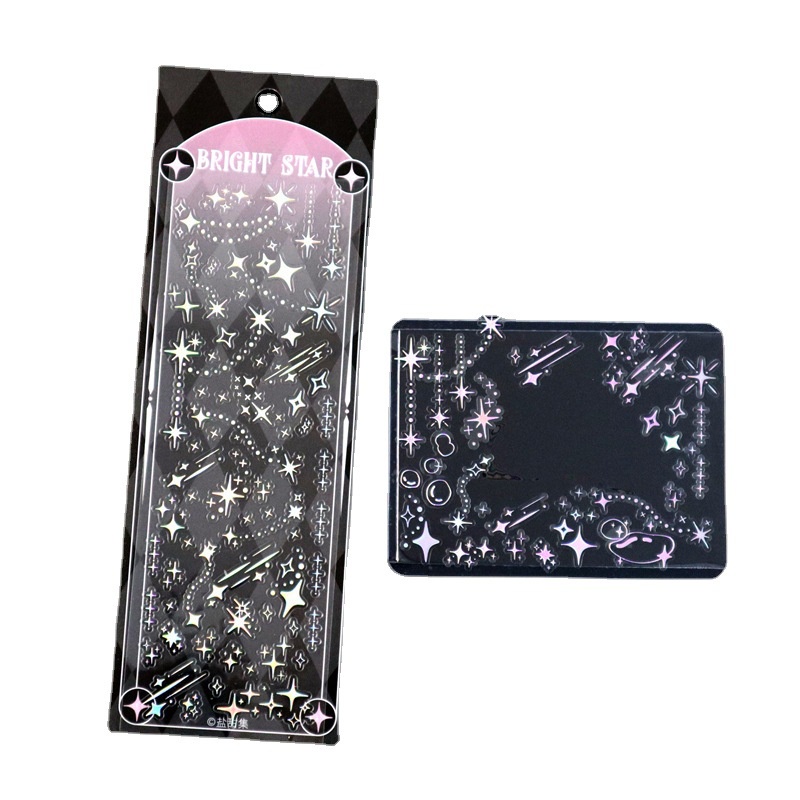 Mr. Giấy 8 Tờ rơi Into Stars and Moon Stickers Hoa bướm Âm nhạc Điểm số Hình dán bánh răng Sổ tay sáng tạo Vật liệu làm cảnh Tự làm Trang trí Văn phòng phẩm Dán
