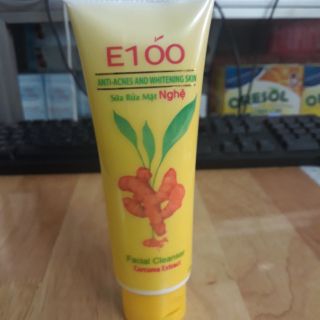 Sữa rửa mặt nghệ E100 tuýp 100g