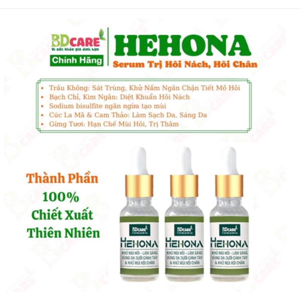 Serum Hôi Nách  Hôi Chân HEHONA