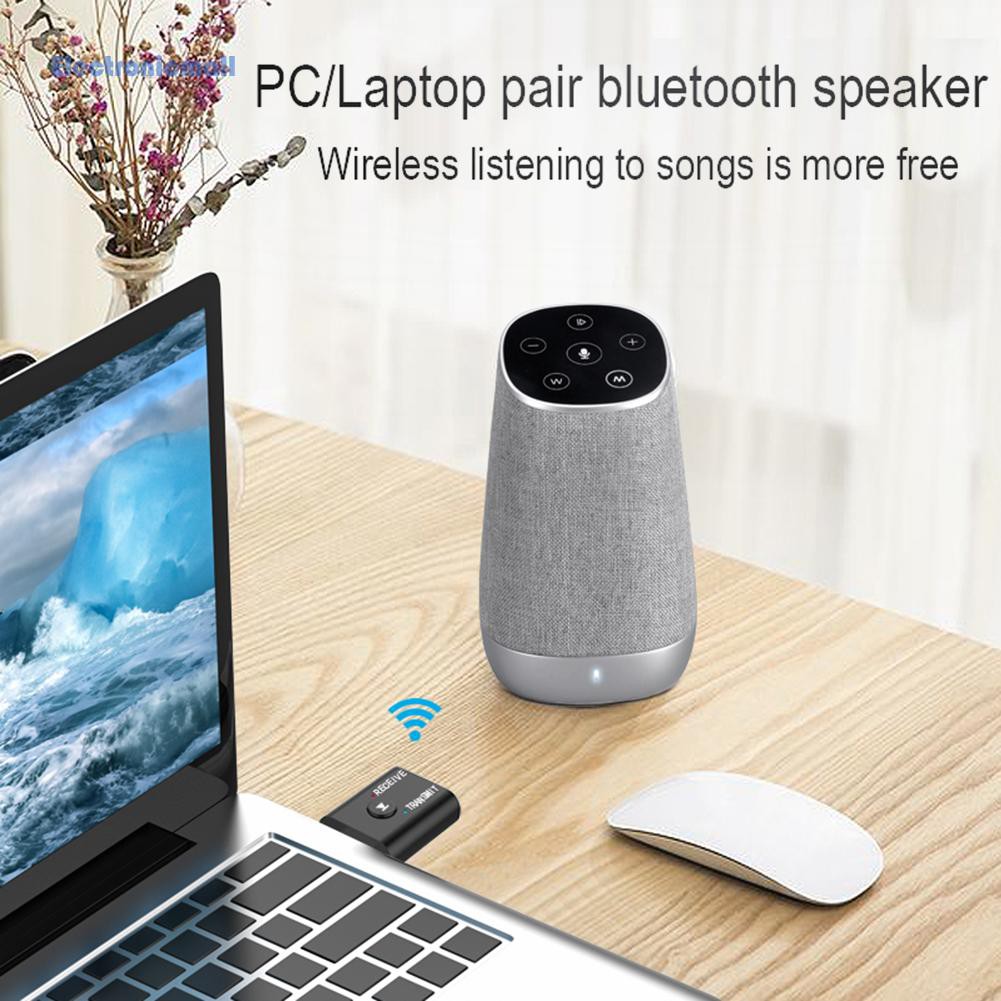 Thiết Bị Truyền Nhận Tín Hiệu Âm Thanh Bluetooth 5.0 2 Trong 1 Kích Thước Nhỏ Gọn