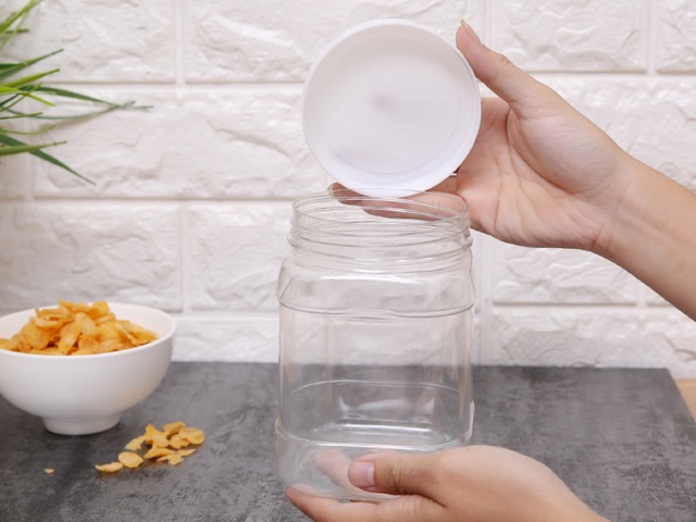 Hũ nhựa, hũ keo nhựa 1,2kg