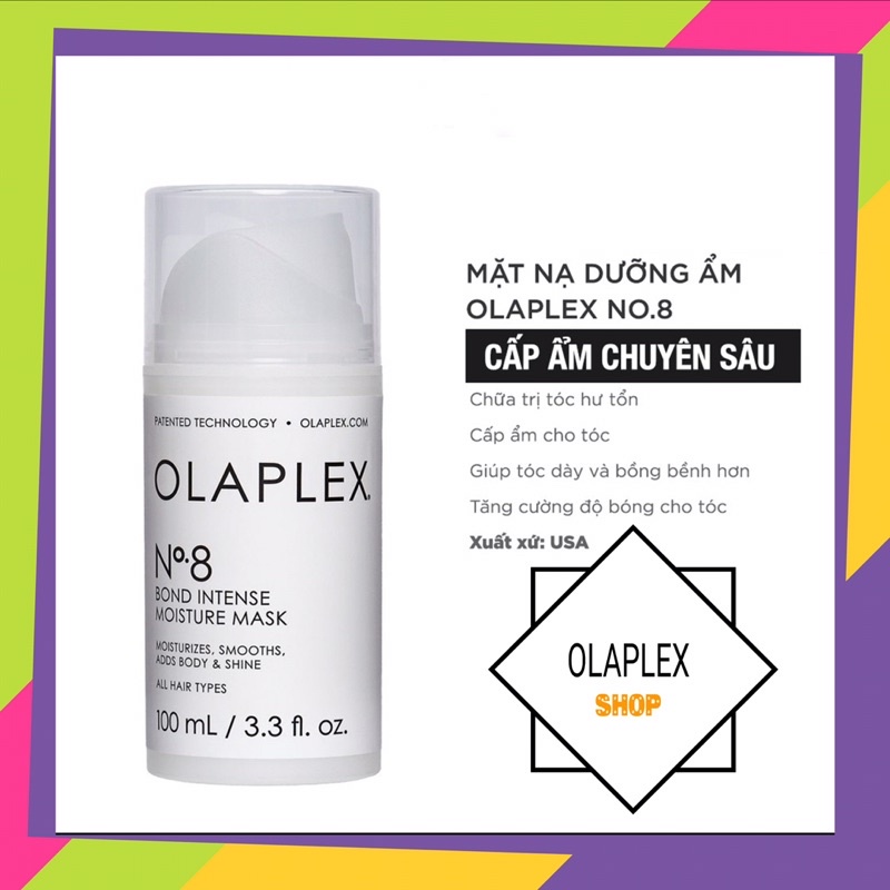 (Chính hãng ) Mặt nạ cấp ẩm và siêu mượt Olaplex No8