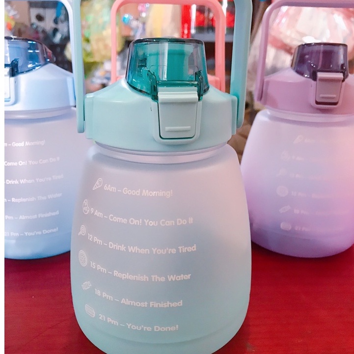 BÌNH ĐỰNG NƯỚC DUNG TÍCH 1300ML KÈM STICKER SIÊU DỄ THƯƠNG