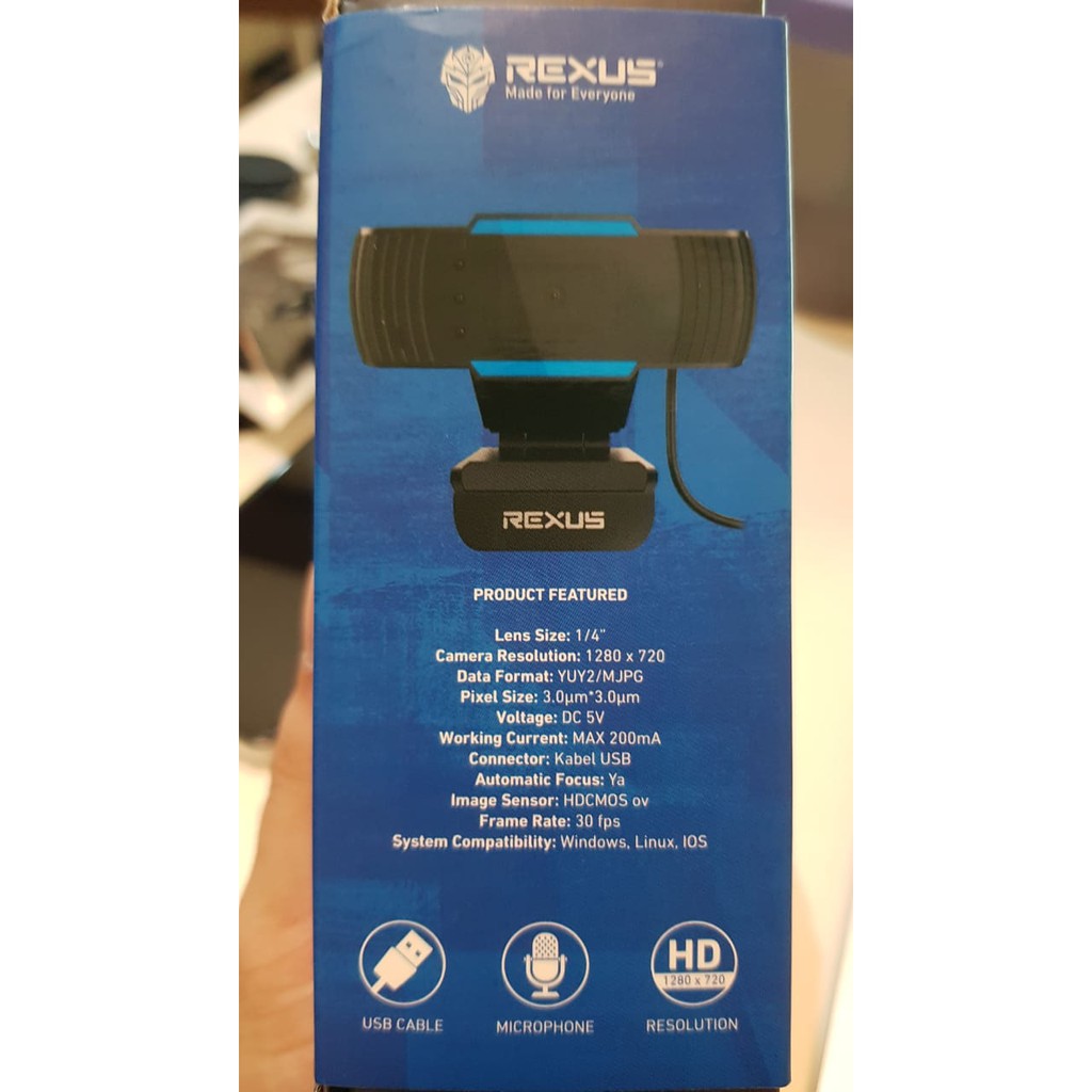 Webcam Hd Rexus Sw-rx01 Chất Lượng Cao