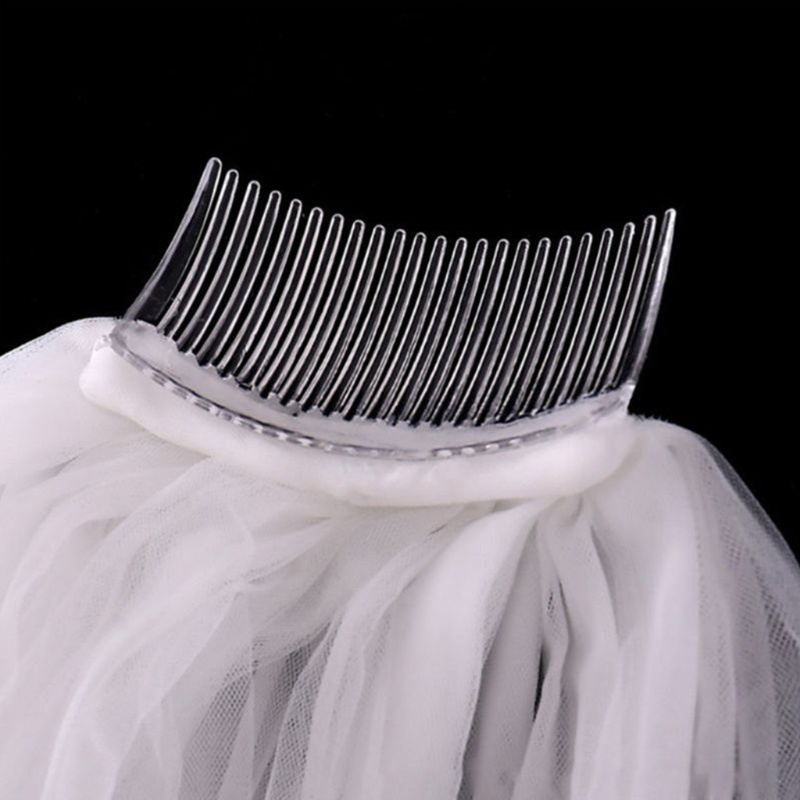 Mạng Che Mặt Và Khuỷu Tay Bằng Vải Tuyn Cho Cô Dâu