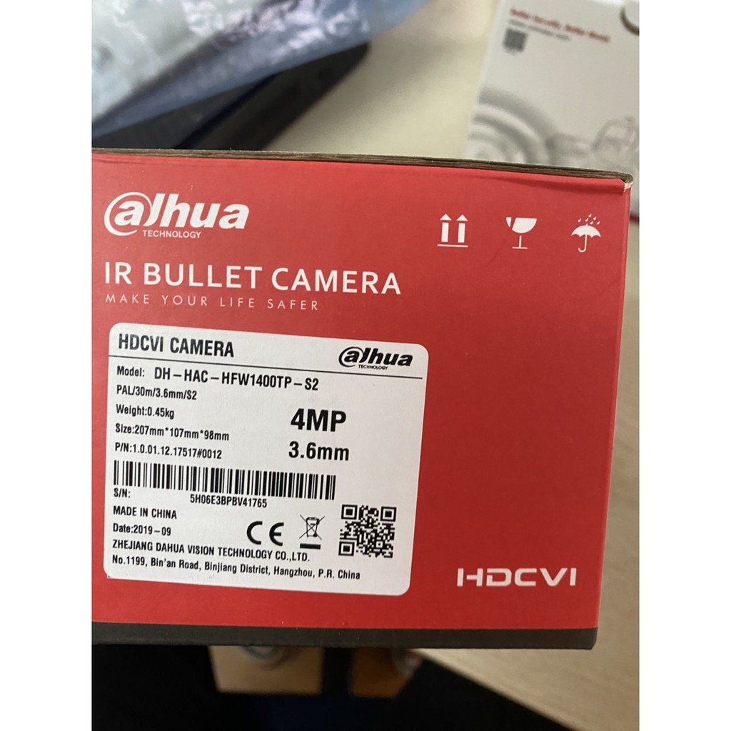 CAMERA THÂN HD-CVI  4.0 MEGAPIXEL DAHUA  DH-HAC-HFW1400TP-S2. | BigBuy360 - bigbuy360.vn