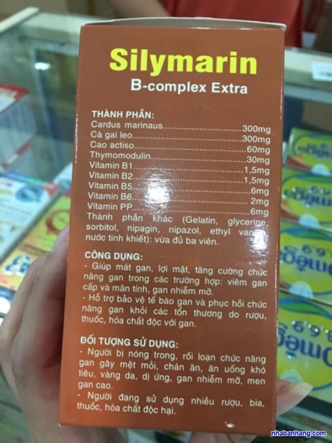 ✅SILYMARIN B-COMPLEX EXTRA GIÚP TĂNG CƯỜNG GIẢI ĐỘC,MÁT GAN