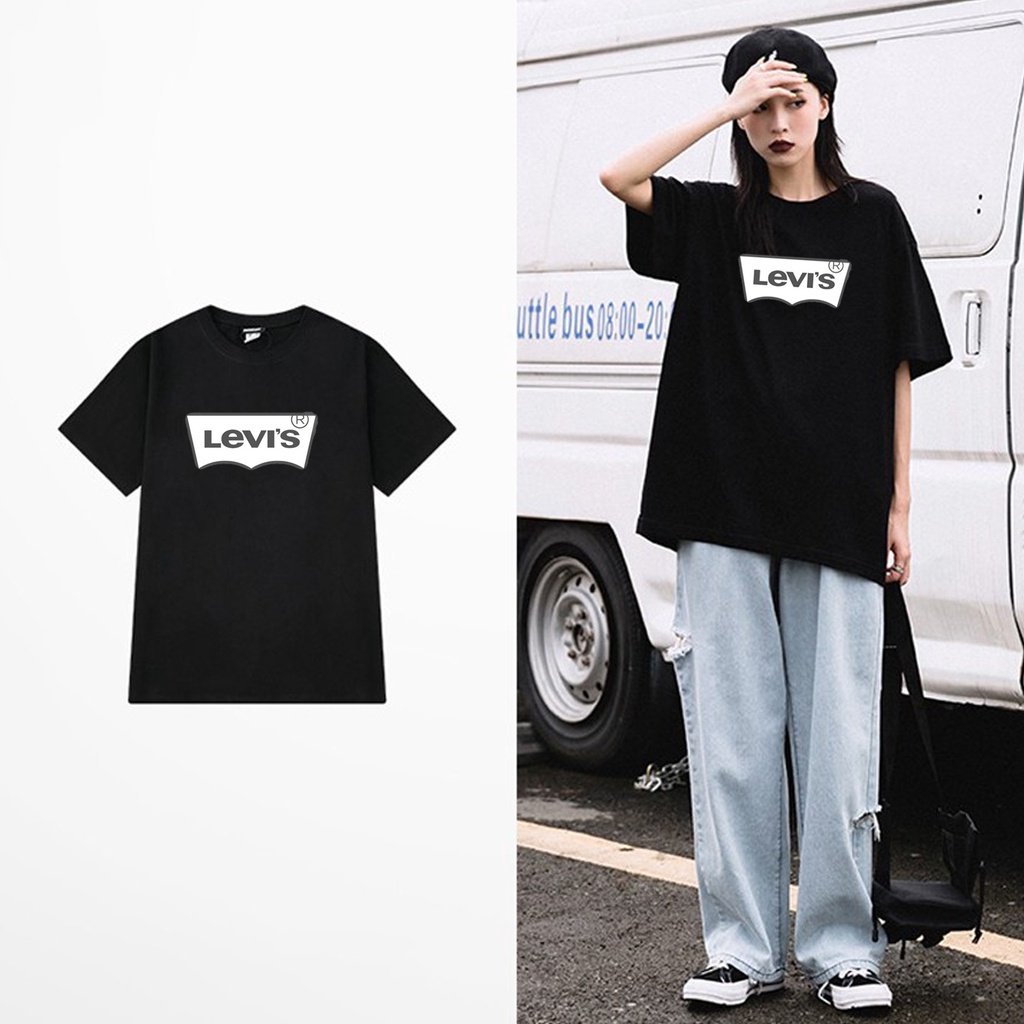 ÁO THUN PHẢN QUANG LEVIS ĐỦ SIZE MÀU ĐEN ,TRẮNG