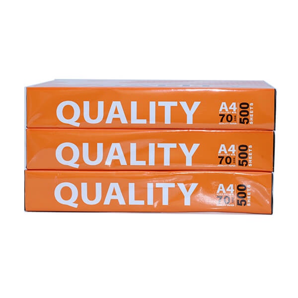 Giấy in A4 QUALITY định lượng 70gsm/ tập - Giấy a4 văn phòng phẩm giá rẻ cao cấp- MIYABI STORE