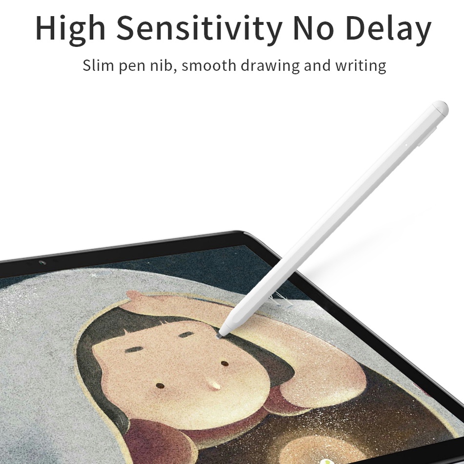 Bút Touch stylus thông thái đầu bút siêu mịn mượt hiệu WIWU Pen Max cho i/ Pad / Smartphone / Tablet chính hãng bảo hành