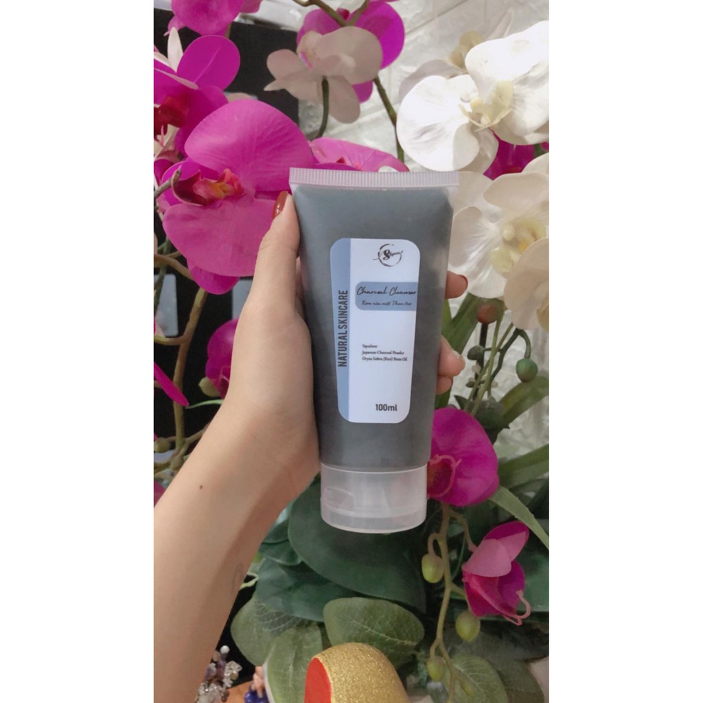Kem rửa mặt Than hoạt tính làm sạch sâu, giảm sợi bã nhờn, giảm mụn đầu đen 50ml/150ml