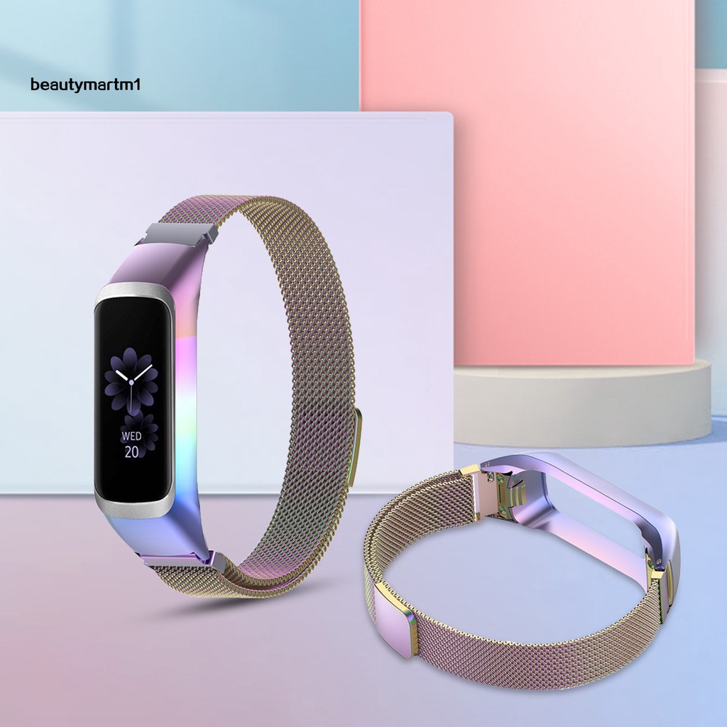 Dây Đeo Thay Thế Bằng Thép Không Gỉ 12mm Thân Thiện Với Da Beautymartm1 Cho Đồng Hồ Samsung Galaxy Fit 2 SM-R220