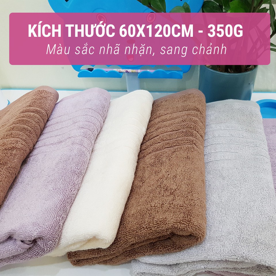 Khăn Tắm Sợi Tre - Hàng Việt Nam Cao Cấp Xuất Vào Siêu Thị, Siêu Mềm, Mịn, Thấm Hút Cực Tốt