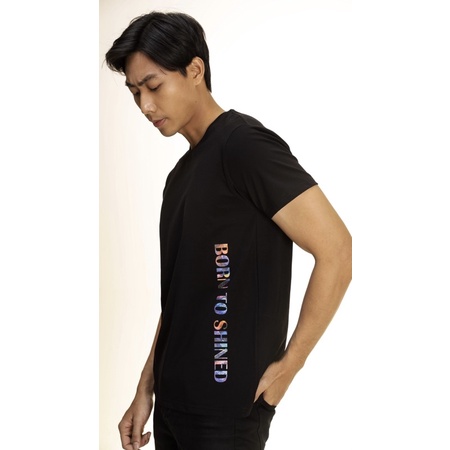 Áo thun free size Born to Shine thiết kế vải cotton 4 chiều mát mịn Gió một chiều taste of men