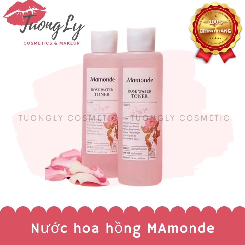 Nước Hoa Hồng Dưỡng Ẩm Mamonde Rose Water Toner 250ml