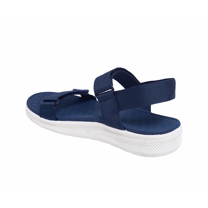 Giày Sandal Nữ Đi Học YANKI Chính Hãng Quai Ngang YK68 - Xanh Navy